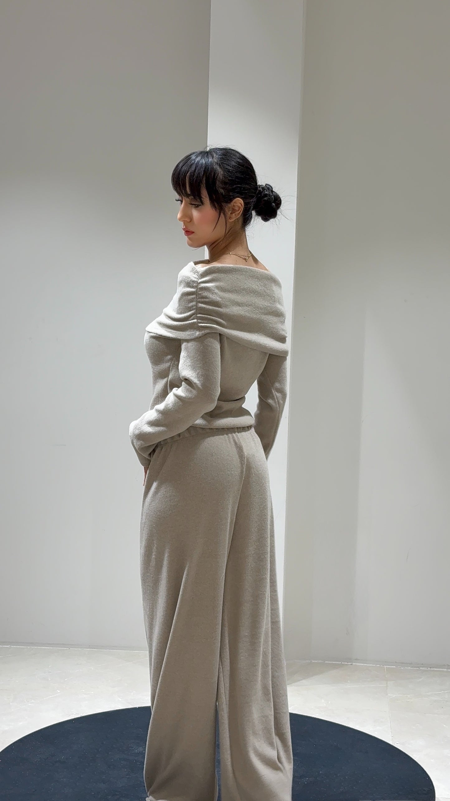 Ensemble pantalon et haut droit
